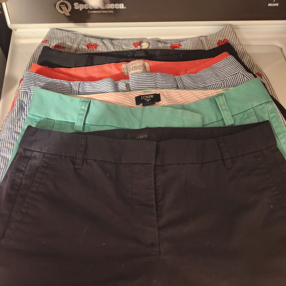6 Pairs Shorts.5 Pairs Size 2. 1 Pair Size 0. J Crew. Banana Republic Crown&Ivy